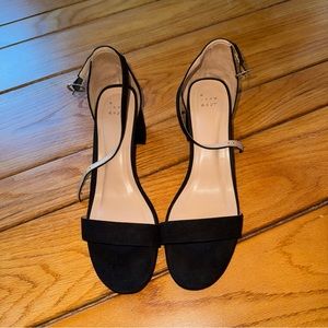 A New Day Women's Black Heeled Sandals